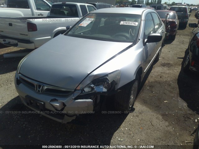 1HGCM56187A228512 - 2007 HONDA ACCORD VALUE SILVER photo 2