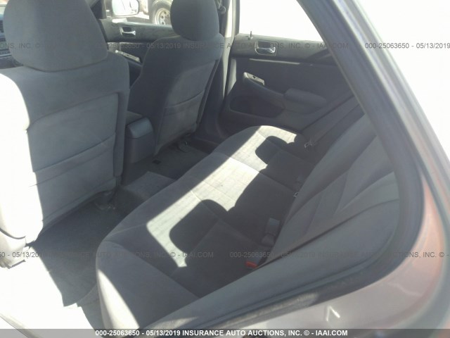 1HGCM56187A228512 - 2007 HONDA ACCORD VALUE SILVER photo 8