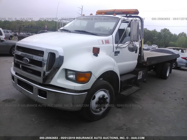 3FRNF65C66V252011 - 2006 FORD F650 SUPER DUTY WHITE photo 2