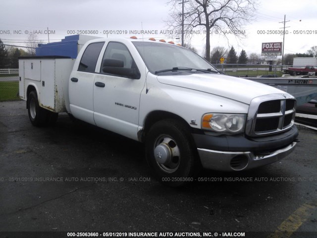 3D3MR48C65G820686 - 2005 DODGE RAM 3500 ST/SLT WHITE photo 1