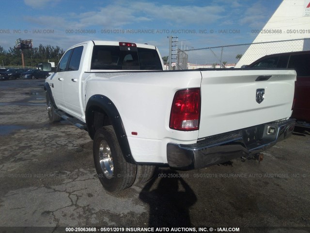 3C63DRHL8CG245494 - 2012 DODGE RAM 3500 WHITE photo 7