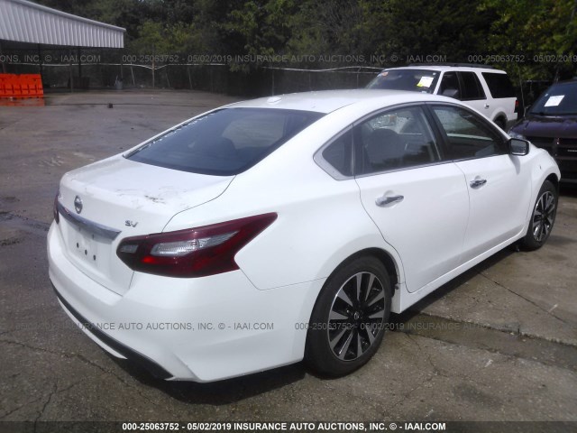 1N4AL3AP9JC140725 - 2018 NISSAN ALTIMA 2.5/S/SV/SL/SR WHITE photo 4