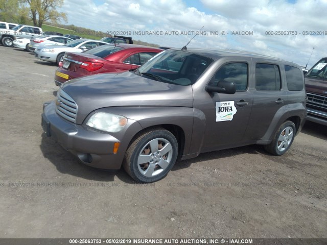 3GNBAAFW8BS642461 - 2011 CHEVROLET HHR LS Gris foto 2