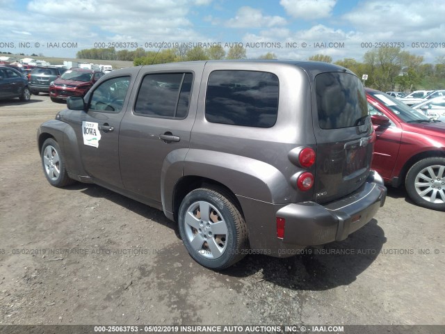 3GNBAAFW8BS642461 - 2011 CHEVROLET HHR LS Gris foto 3