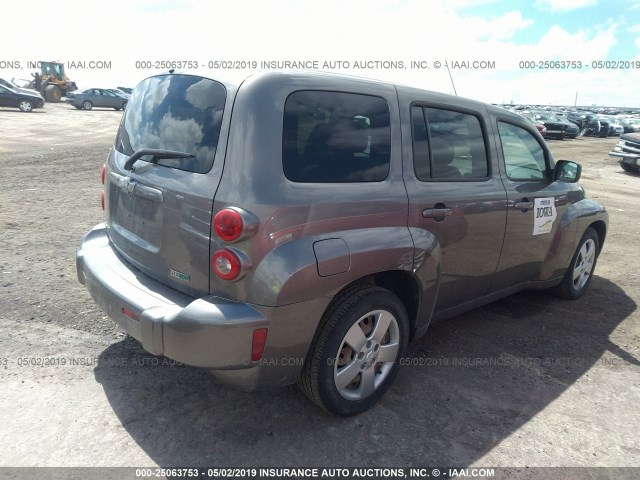 3GNBAAFW8BS642461 - 2011 CHEVROLET HHR LS Gris foto 4