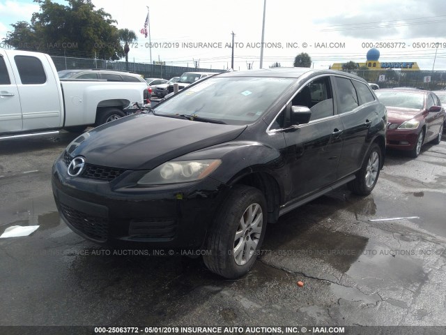 JM3ER293990222870 - 2009 MAZDA CX-7 BLACK photo 2