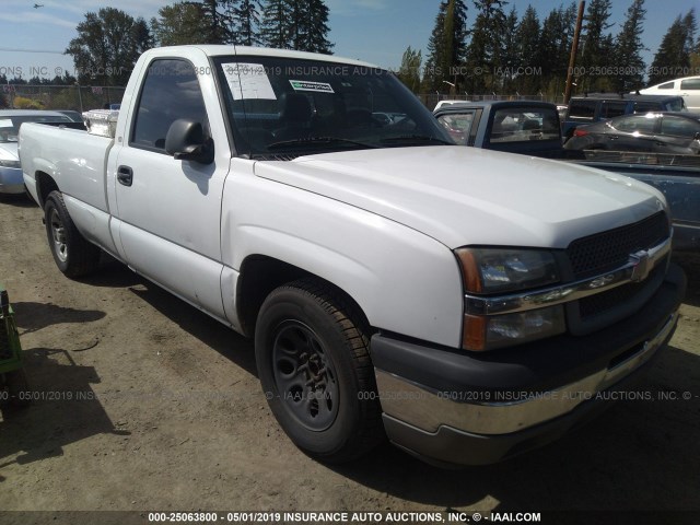 1GCEC14X55Z144639 - 2005 CHEVROLET SILVERADO C1500 WHITE photo 1