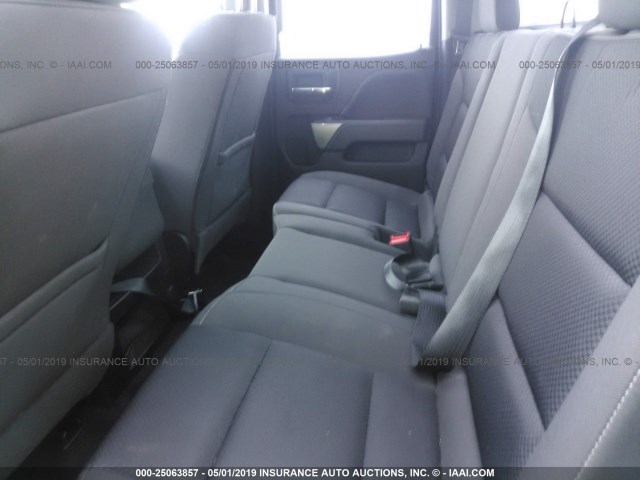 1GCRCREC7JZ177678 - 2018 CHEVROLET SILVERADO BLACK photo 8