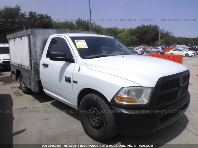 3D7LP2ET9AG164129 - 2010 DODGE RAM 2500 WHITE photo 1