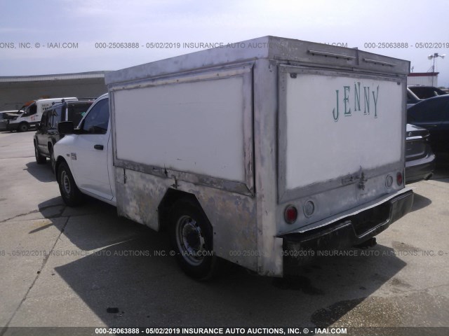 3D7LP2ET9AG164129 - 2010 DODGE RAM 2500 WHITE photo 3