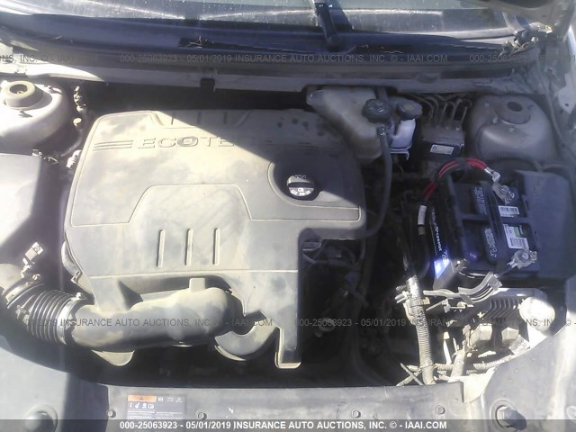 1G1ZC5EU2BF106420 - 2011 CHEVROLET MALIBU 1LT 奶油色 照片 10