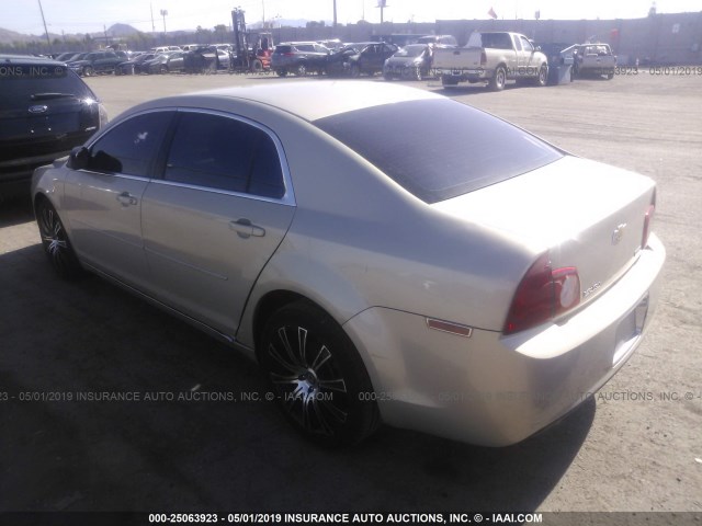 1G1ZC5EU2BF106420 - 2011 CHEVROLET MALIBU 1LT 奶油色 照片 3