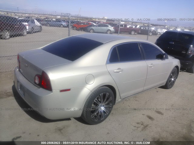 1G1ZC5EU2BF106420 - 2011 CHEVROLET MALIBU 1LT 奶油色 照片 4