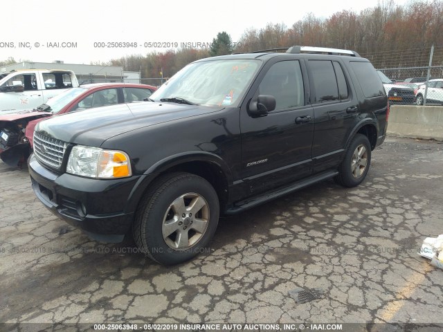 1FMZU75E05UA78184 - 2005 FORD EXPLORER LIMITED BLACK photo 2