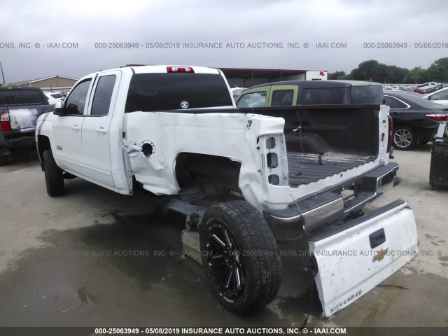 1GCRCREC0HZ295484 - 2017 CHEVROLET SILVERADO C1500 LT WHITE photo 3