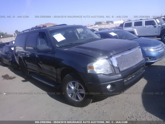 1FMFK16517LA43330 - 2007 FORD EXPEDITION EL XLT BLACK photo 1