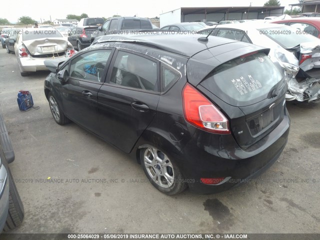 3FADP4EJ2EM103291 - 2014 FORD FIESTA SE BLACK photo 3
