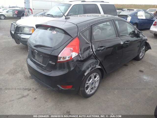 3FADP4EJ2EM103291 - 2014 FORD FIESTA SE BLACK photo 4