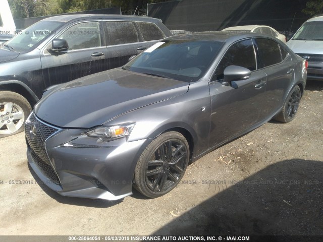 JTHBA1D28G5009144 - 2016 LEXUS IS 200T GRAY photo 2