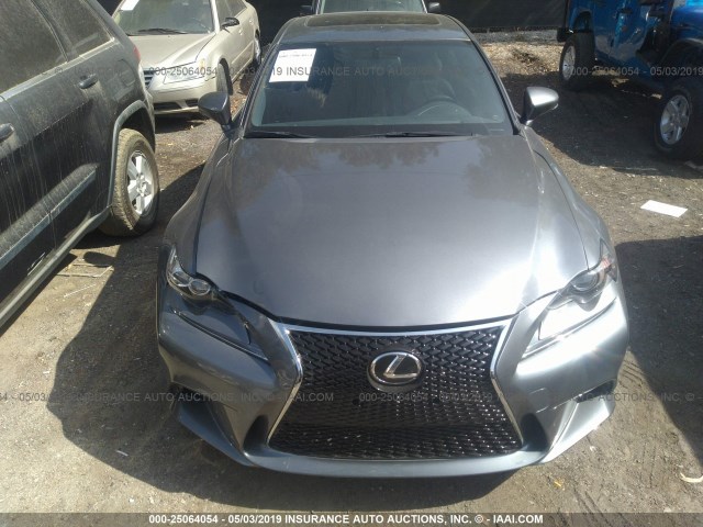 JTHBA1D28G5009144 - 2016 LEXUS IS 200T GRAY photo 6