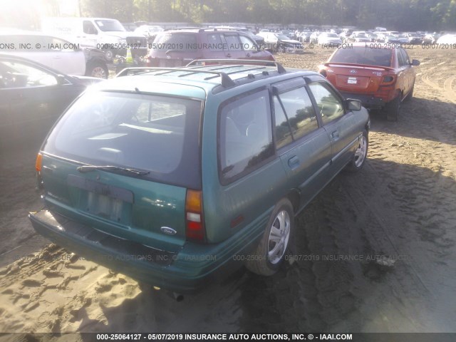 1FASP15J7SW118208 - 1995 FORD ESCORT LX/SPORT GREEN photo 4