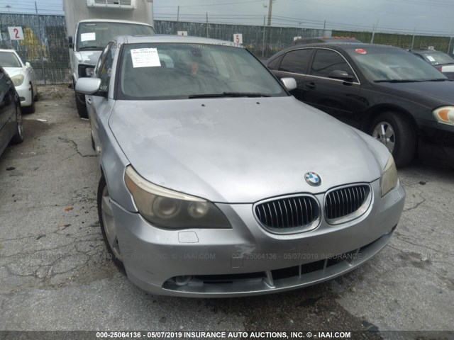 WBANE535X7CW65845 - 2007 BMW 525 I SILVER photo 6