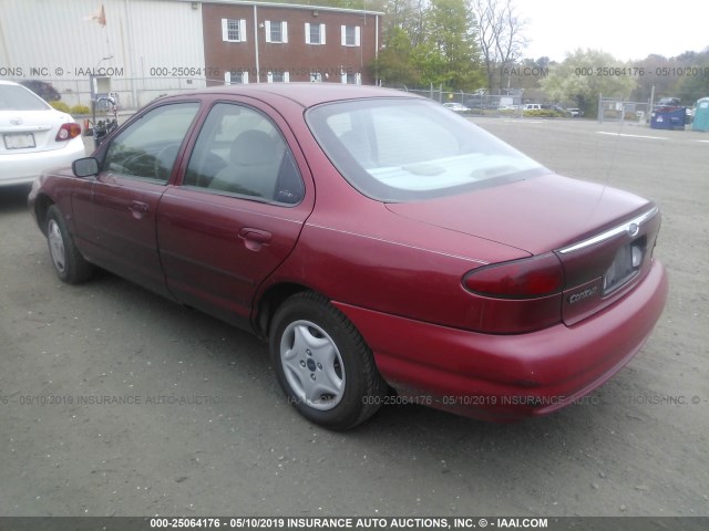 1FAFP6630YK140470 - 2000 FORD CONTOUR SE RED photo 3