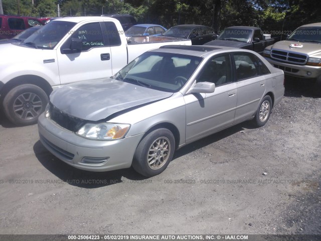 4T1BF28B11U135860 - 2001 TOYOTA AVALON XL/XLS SILVER photo 2