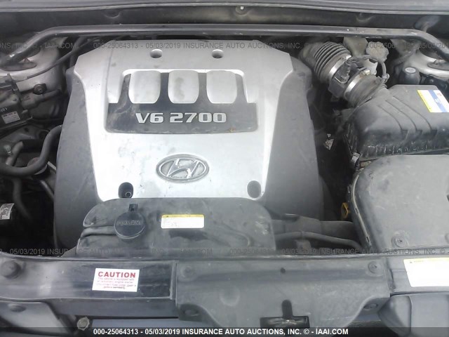 KM8JN72D27U522643 - 2007 HYUNDAI TUCSON SE/LIMITED SILVER photo 10