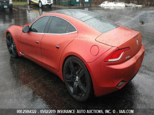 YH4K14AA9CA001737 - 2012 FISKER AUTOMOTIVE KARMA SPORT ORANGE photo 3