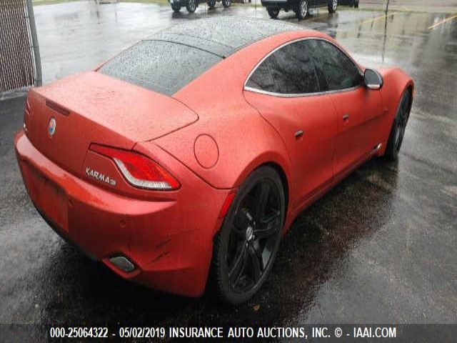 YH4K14AA9CA001737 - 2012 FISKER AUTOMOTIVE KARMA SPORT ORANGE photo 4