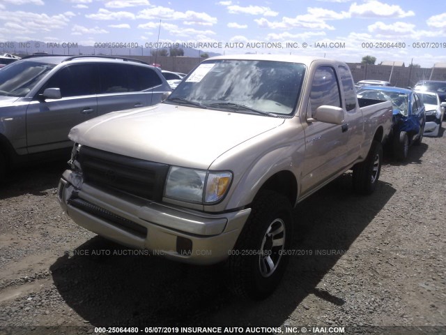 4TASN92N0XZ413741 - 1999 TOYOTA TACOMA XTRACAB PRERUNNER TAN photo 2