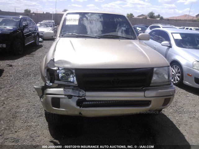 4TASN92N0XZ413741 - 1999 TOYOTA TACOMA XTRACAB PRERUNNER TAN photo 6