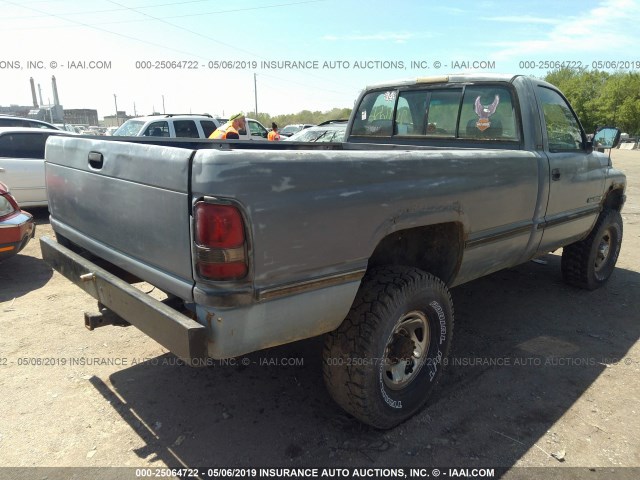 1B7KF26ZXRS585776 - 1994 DODGE RAM 2500 BLUE photo 4