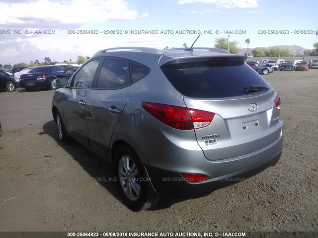 KM8JU3AC7DU548333 - 2013 HYUNDAI TUCSON GLS/LIMITED 银色 照片 3