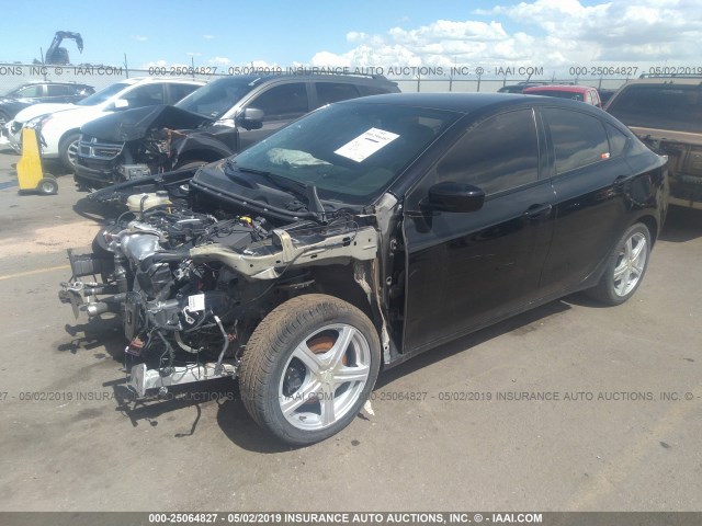 1C3CDFBH5DD134724 - 2013 DODGE DART SXT BLACK photo 2