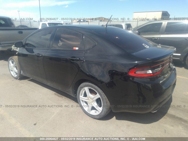 1C3CDFBH5DD134724 - 2013 DODGE DART SXT BLACK photo 3