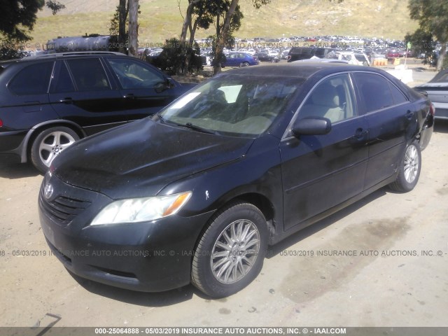 4T1BE46K27U072441 - 2007 TOYOTA CAMRY NEW GENERAT CE/LE/XLE/SE BLACK photo 2