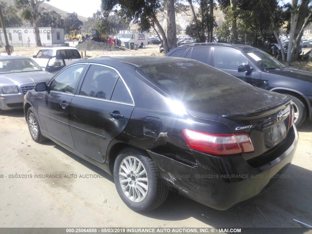 4T1BE46K27U072441 - 2007 TOYOTA CAMRY NEW GENERAT CE/LE/XLE/SE BLACK photo 3
