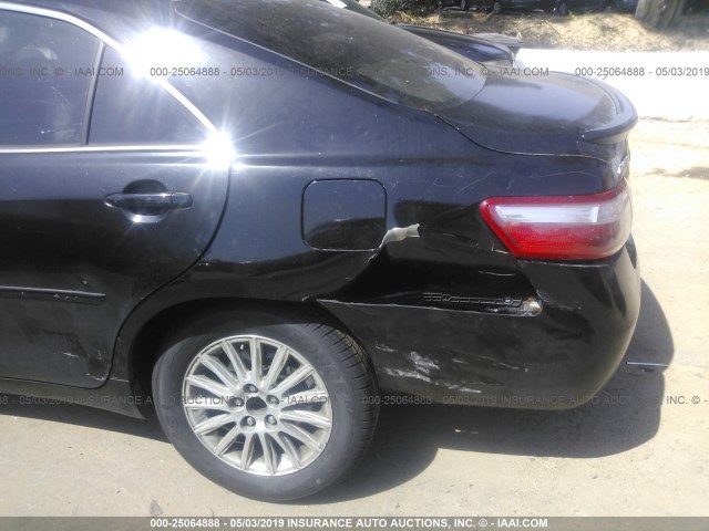 4T1BE46K27U072441 - 2007 TOYOTA CAMRY NEW GENERAT CE/LE/XLE/SE BLACK photo 6