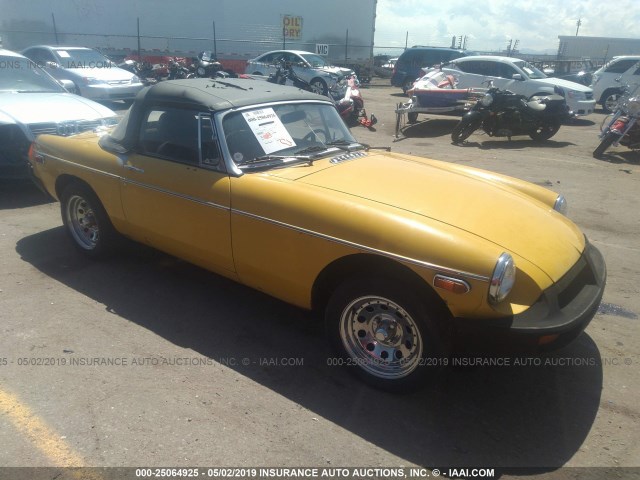 GVVDJ2AG502369 - 1980 MG MGB YELLOW photo 1