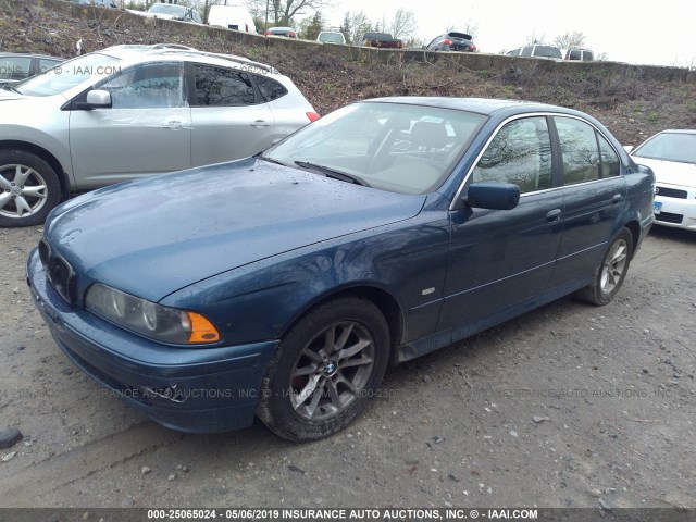 WBADT33433GF43153 - 2003 BMW 525 I BLUE photo 2