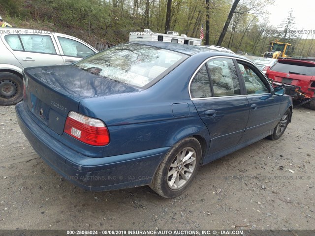 WBADT33433GF43153 - 2003 BMW 525 I BLUE photo 4