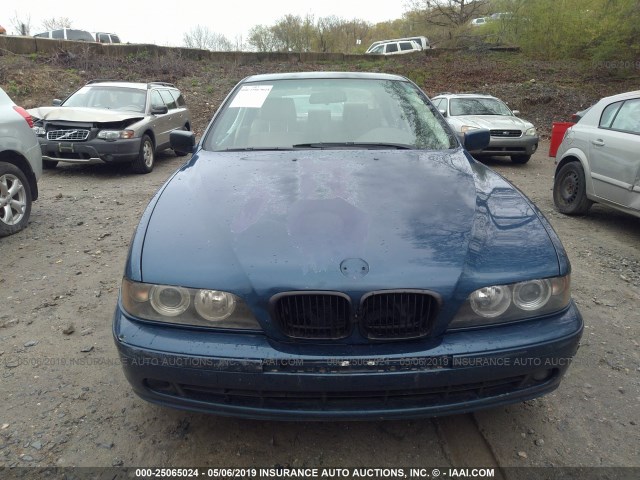 WBADT33433GF43153 - 2003 BMW 525 I BLUE photo 6