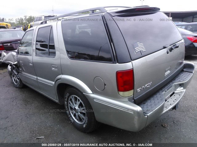 1GKDT13W7W2952736 - 1998 GMC ENVOY TAN photo 3