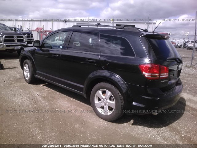 3D4GG57V79T232249 - 2009 DODGE JOURNEY SXT BLACK photo 3