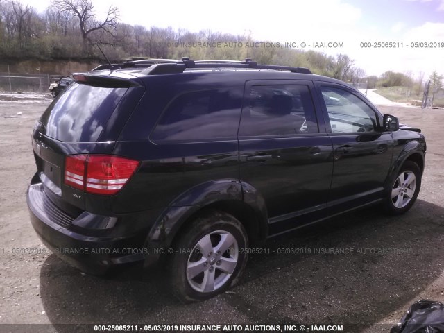 3D4GG57V79T232249 - 2009 DODGE JOURNEY SXT BLACK photo 4