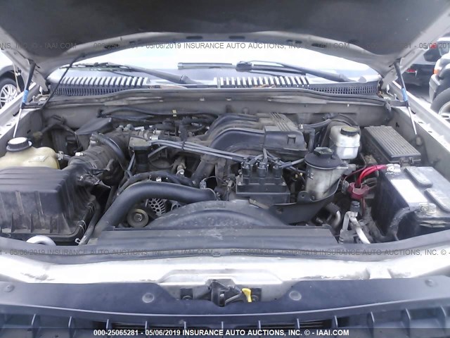 1FMZU62E85ZA23726 - 2005 FORD EXPLORER XLS/XLS SPORT 银色 照片 10