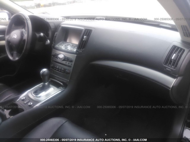 JN1CV6AR6DM768761 - 2013 INFINITI G37 BLACK photo 5