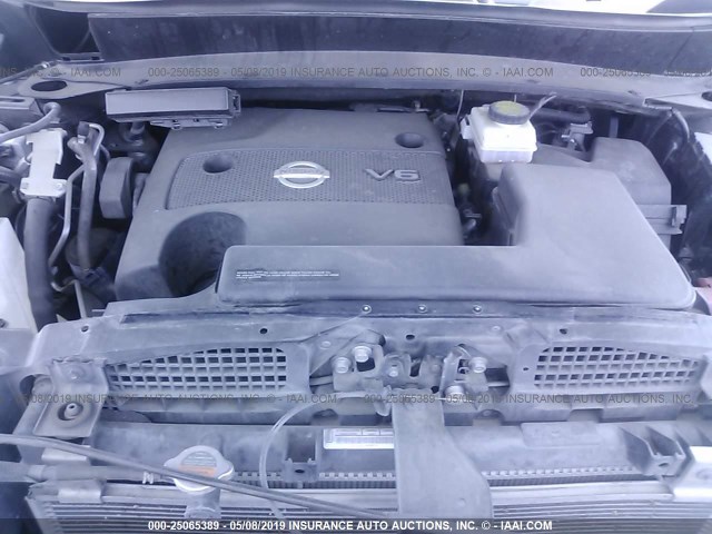 5N1AR2MN3EC706666 - 2014 NISSAN PATHFINDER S/SV/SL/PLATINUM BLUE photo 10